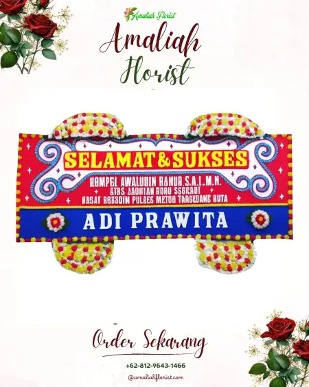 Papan Bunga Ucapan Selamat Cijaku